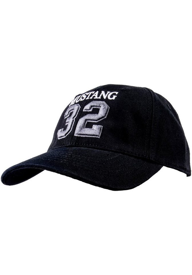 MUSTANG Baseball Cap mit leichten Verwaschungen und MUSTANG-Stickerei von MUSTANG