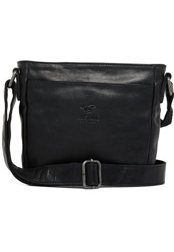 MUSTANG Catania Leather Crossbody Bag Black von MUSTANG