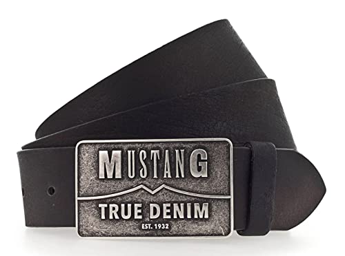 MUSTANG Classic Leather Belt W100 Black von MUSTANG