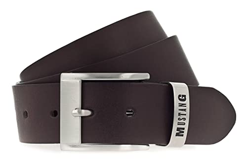 MUSTANG Classic Leather Belt W100 Darkbrown von MUSTANG