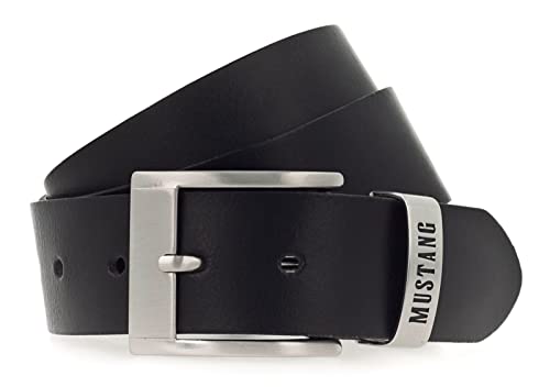 MUSTANG Classic Leather Belt W105 Black von MUSTANG