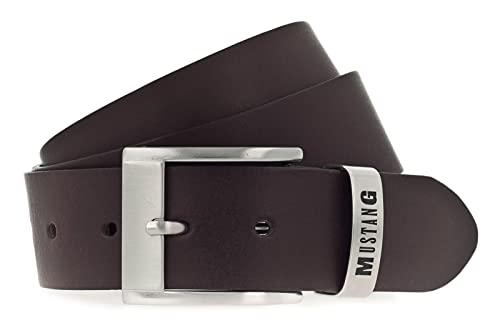 MUSTANG Classic Leather Belt W115 Darkbrown von MUSTANG