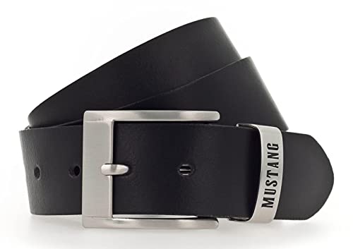 MUSTANG Classic Leather Belt W120 Black von MUSTANG