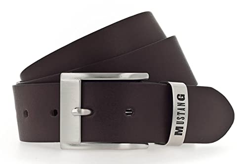 MUSTANG Classic Leather Belt W120 Darkbrown von MUSTANG