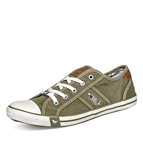 MUSTANG Damen 1099-302-777 Sneaker, Grün (Khaki 777), 38 EU von MUSTANG