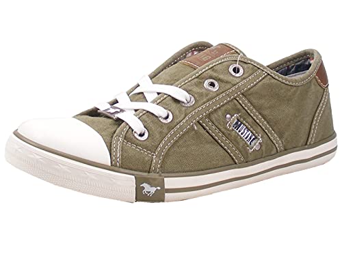 MUSTANG Damen 1099-302-777 Sneaker, Grün (Khaki 777), 37 EU von MUSTANG