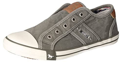 MUSTANG Damen 1099-401-72 Slip On Sneaker, grün/grau, 37 EU von MUSTANG