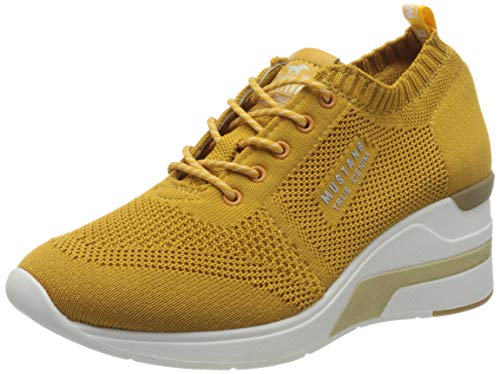 MUSTANG Damen 1303-304 Sneaker, Gelb (Gelb 6), 40 EU von MUSTANG