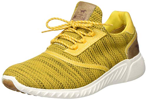 MUSTANG Damen 1315-301-6 Sneaker, Gelb (Gelb 6) von MUSTANG