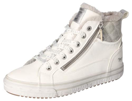 MUSTANG Damen 1365-603 Sneaker, Weiss, 38 EU von MUSTANG