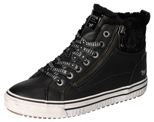 Mustang Damen 1365-603 Sneaker, schwarz, 40 EU von MUSTANG