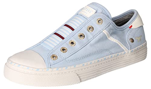 Mustang Damen 1376-402 Sneaker, hellblau, 40 EU von MUSTANG