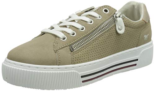 MUSTANG Damen 1386-302 Sneaker, Beige, 36 EU von MUSTANG