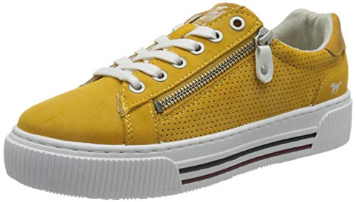 MUSTANG Damen 1386-302 Sneaker, gelb, EU von MUSTANG