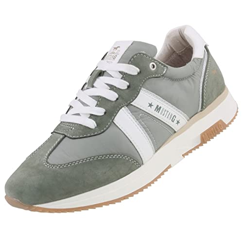 MUSTANG Damenschuhe Schnürschuhe Sportive Sneaker Grün Freizeit, Schuhgröße:38 EU MUSTANG Damenschuhe Schnürschuhe Sportive Sneaker Grün Freizeit, Schuhgröße:38 EU von MUSTANG