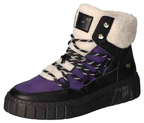 MUSTANG Damen 1446-601 Sneaker High-Top, Violett, 36 EU von MUSTANG