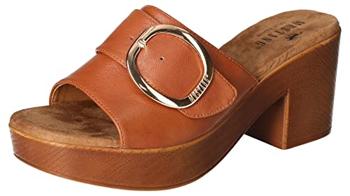 Mustang Damen 1464-702 Pantolette, Cognac, 39 EU von MUSTANG