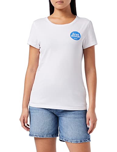 MUSTANG Damen Alexia C Print T-Shirt, General White 2045, M von MUSTANG