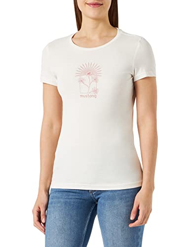 MUSTANG Damen Alexia C Print T-Shirt, Whisper White 2013, M von MUSTANG