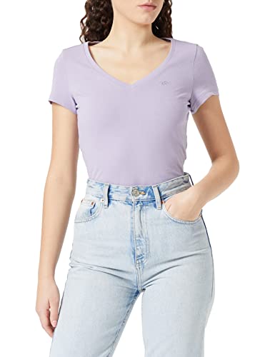 MUSTANG Damen Alexia V Basic T-Shirt, Wistera 8176, XL von MUSTANG