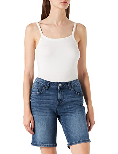 MUSTANG Damen Bermuda Bermudas, Mittelblau 602, 26 von MUSTANG