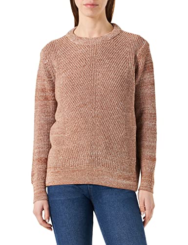 MUSTANG Damen Carla C Mouline Pullover, Argan Oil 3355, XS von MUSTANG