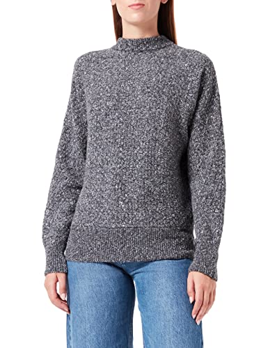 MUSTANG Damen Carla C Structure Pullover, Ebony 4086, L von MUSTANG