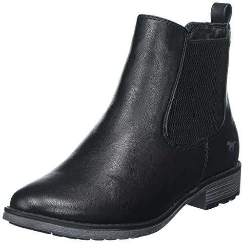 MUSTANG Damen Chelsea Boot, schwarz, 39 EU von Mustang