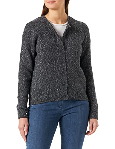 MUSTANG Damen Dana Fine Cardigan Strickjacke, Caviar 4132, M von MUSTANG