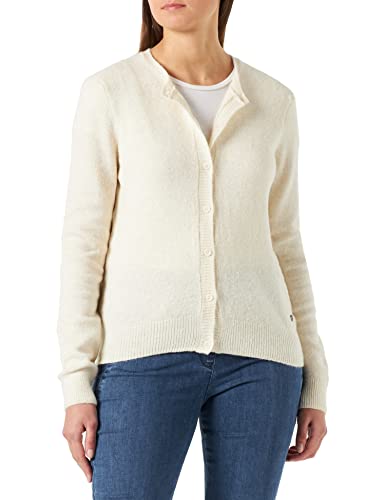 MUSTANG Damen Dana Fine Cardigan Strickjacke, Whisper White 2013, L von MUSTANG