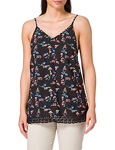 MUSTANG Damen Evi String Top T-Shirt, Dunkelgrau 12062, 40 von MUSTANG