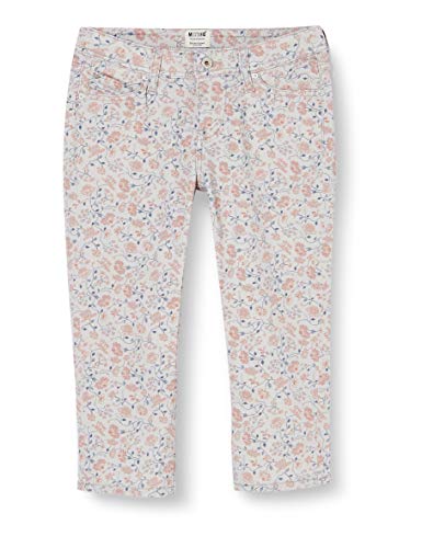 MUSTANG Damen Jasmin Capri Shorts, Mehrfarbig (Floweraop_3 11638), W(Herstellergröße: 33) von MUSTANG