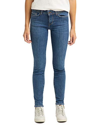 MUSTANG Damen Jasmin Jeggings Jeans, Blau (Dunkelblau 875), 30W 32L EU von MUSTANG