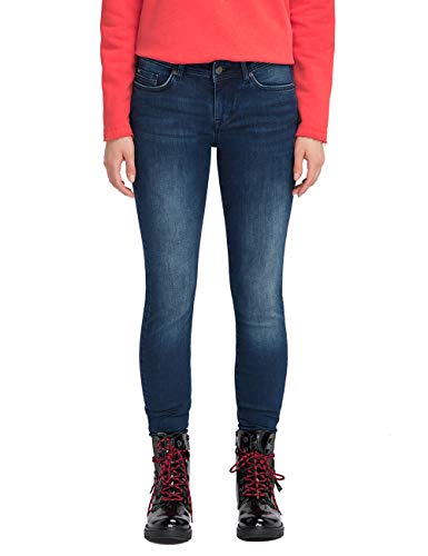 MUSTANG Damen Jasmin Jeggings Slim Jeans, Blau (Medium 682), 31W / 32L von MUSTANG