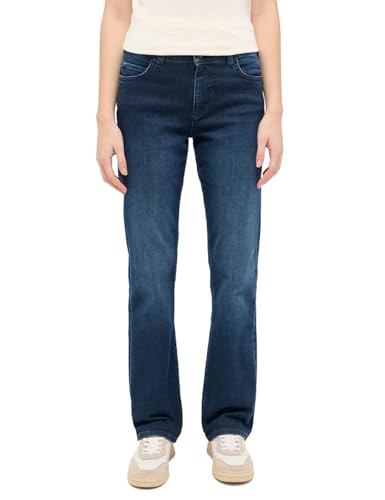 MUSTANG Damen Style Crosby Relaxed Straight Jeans, Blau, 40W / 34L EU von MUSTANG