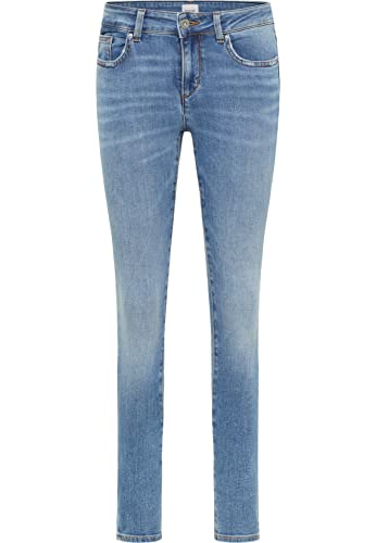 MUSTANG Damen Jeans Quincy Skinny Fit - Blau - Light Blue Denim W25-W34 Stretch, Größe:27W / 34L, Farbvariante:Light Blue Denim 5000-402 MUSTANG Damen Jeans Quincy Skinny Fit - Blau - Light Blue Denim W25-W34 Stretch, Größe:27W / 34L, Farbvariante:Light Blue Denim 5000-402 von MUSTANG