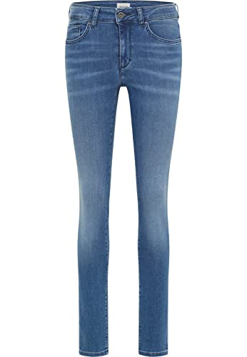 MUSTANG Damen Jeans Shelby Skinny Fit - Blau - Medium Blue Denim W24-W34 Stretch, Größe:28W / 32L, Farbvariante:Medium Blue Denim 5000-502 MUSTANG Damen Jeans Shelby Skinny Fit - Blau - Medium Blue Denim W24-W34 Stretch, Größe:28W / 32L, Farbvariante:Medium Blue Denim 5000-502 von MUSTANG