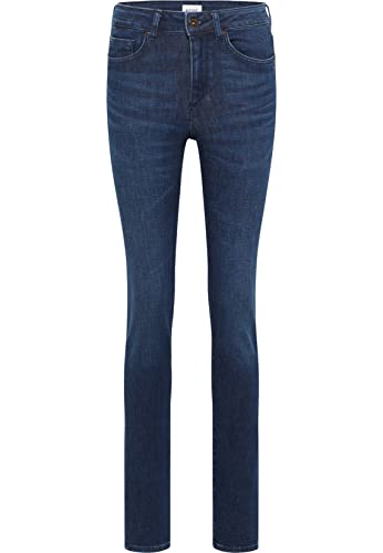 MUSTANG Damen Jeans Shelby Slim Fit - Blau - Deep Blue Denim W25-W34 Stretch, Größe:28W / 30L, Farbvariante:Deep Blue Denim 5000 802 von MUSTANG