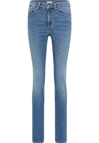 MUSTANG Damen Jeans Shelby Slim Fit - Blau - Light Blue Denim W25-W34 Stretch, Größe:30W / 36L, Farbvariante:Light Blue Denim 5000-402 von MUSTANG