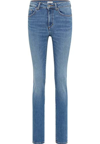 MUSTANG Damen Jeans Shelby Slim Fit - Blau - Light Blue Denim W25-W34 Stretch, Größe:32W / 34L, Farbvariante:Light Blue Denim 5000-402 von MUSTANG