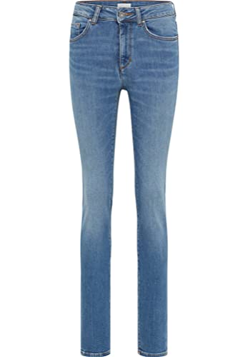 MUSTANG Damen Jeans Shelby Slim Fit - Blau - Light Blue Denim W25-W34 Stretch, Größe:33W / 30L, Farbvariante:Light Blue Denim 5000-402 von MUSTANG