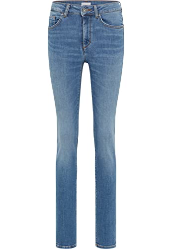 MUSTANG Damen Jeans Shelby Slim Fit - Blau - Light Blue Denim W25-W34 Stretch, Größe:33W / 32L, Farbvariante:Light Blue Denim 5000-402 von MUSTANG