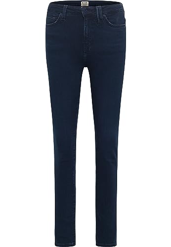 MUSTANG Damen June Super Skinny Jeans, Dunkelblau 943, 33W / 30L von MUSTANG