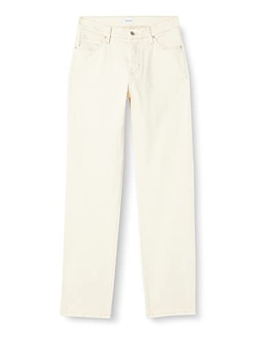 MUSTANG Damen Kelly Straight Jeans, Flüsterweiß, 32W / 34L von MUSTANG