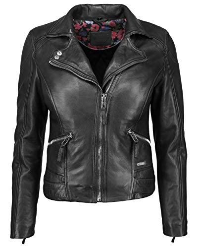 MUSTANG Damen Lederjacke 31019271 Black XL von MUSTANG