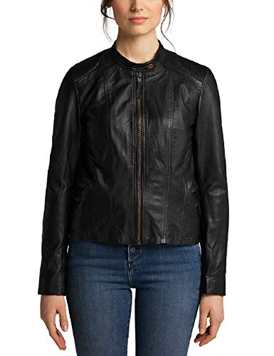 MUSTANG Damen Lederjacke 31020146 Black M von MUSTANG