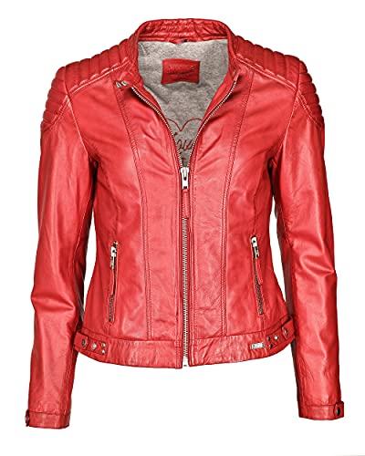 MUSTANG Damen Lederjacke 31020257 Red M von MUSTANG