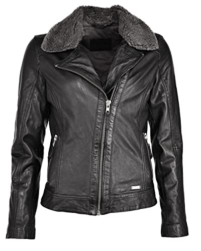 Mustang Damen Lederjacke 3102136 Black S von Mustang