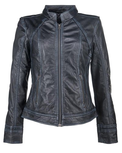 MUSTANG Damen Lederjacke Americana Schwarz S von MUSTANG