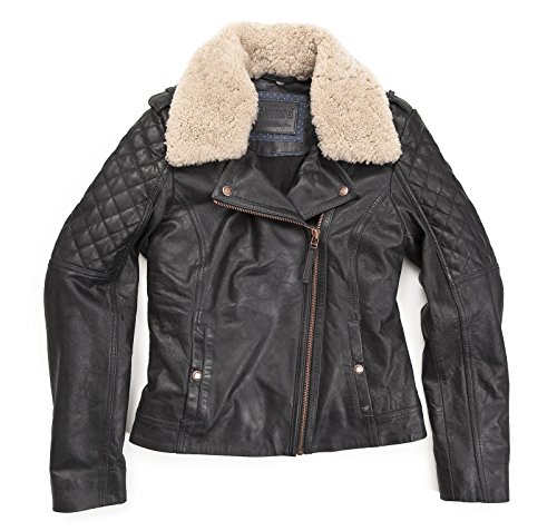 MUSTANG Damen Lederjacke Anda Rf S Black von MUSTANG